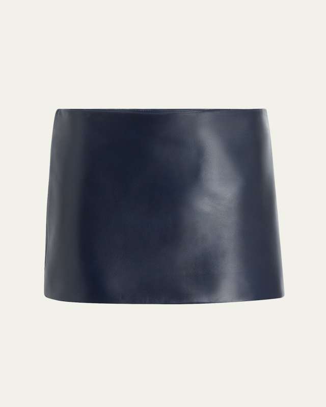 Jett Leather Mini Skirt
